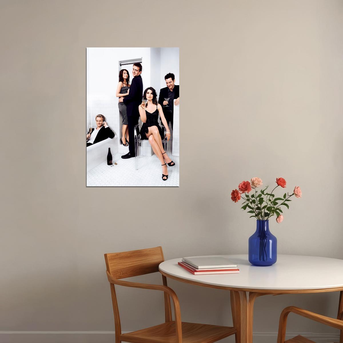 How I Met Your Mother Tv Series Show Actor Poster Wall Art Print Home Wall Decor - xonomax