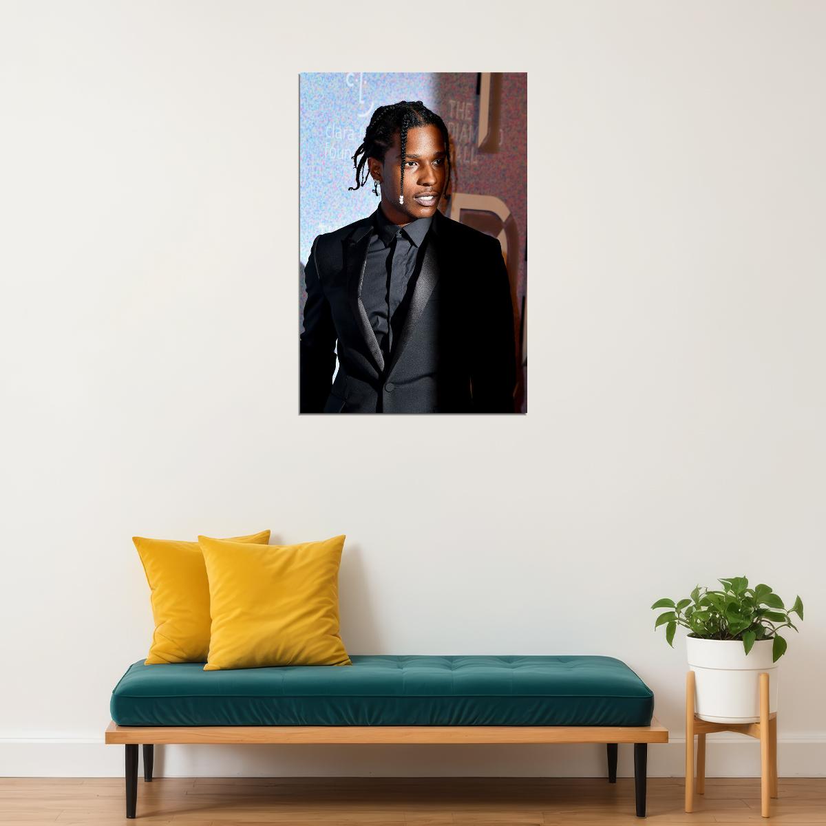 Asap Rocky Long Live Rap Hip Hop Music Album Poster Wall Art Print Home Wall Decor - xonomax