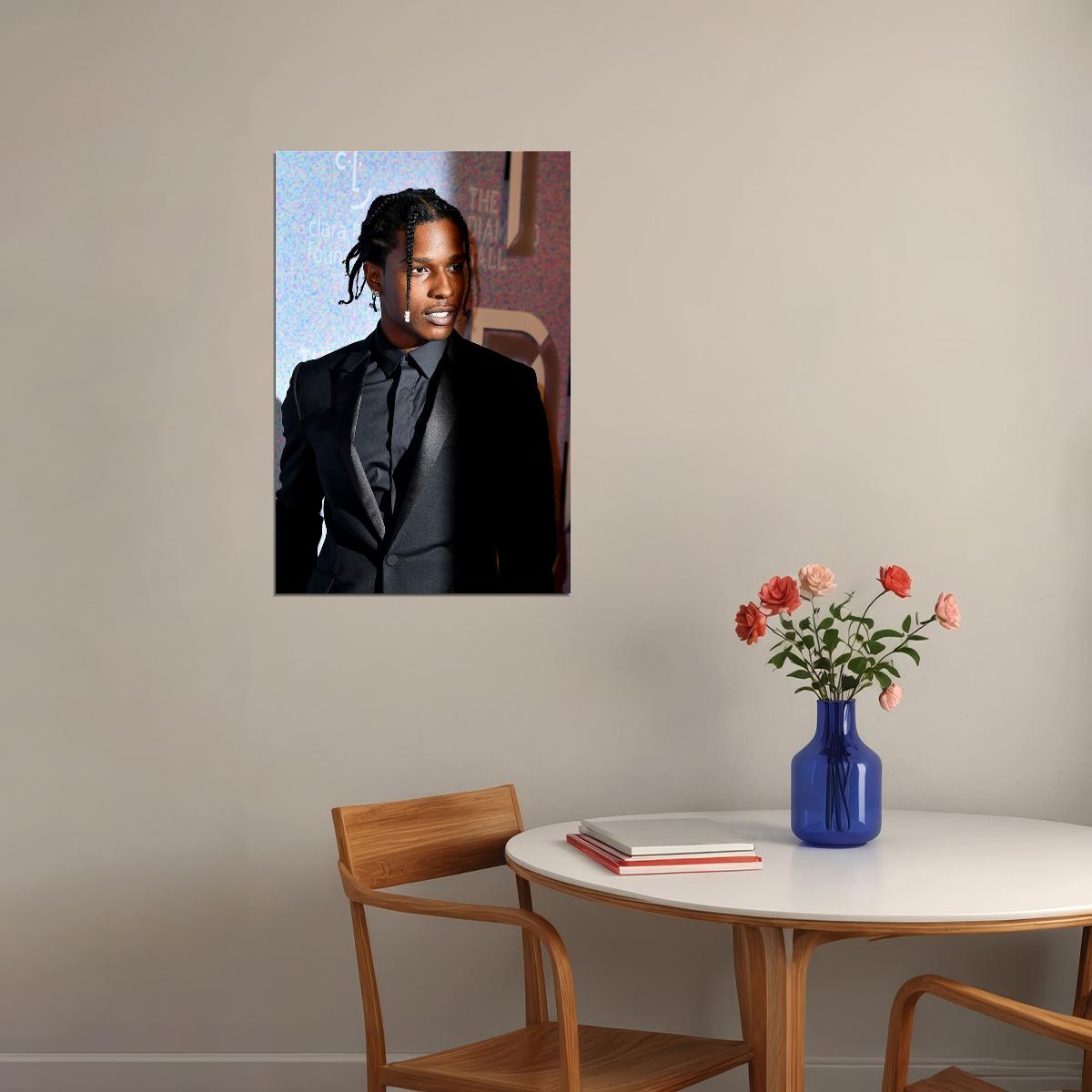 Asap Rocky Long Live Rap Hip Hop Music Album Poster Wall Art Print Home Wall Decor - xonomax