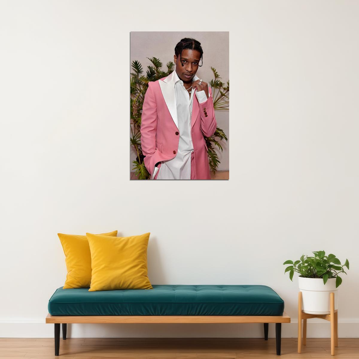 Asap Rocky Long Live Rap Hip Hop Music Album Poster Wall Art Print Home Wall Decor - xonomax