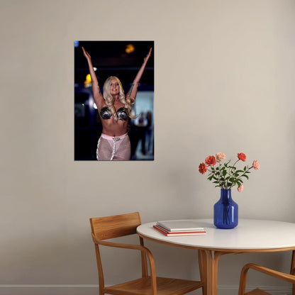 Lady Gaga Rap Music Singer Super Star Sexy Girl Model Poster Wall Art Print Home Wall Decor - xonomax