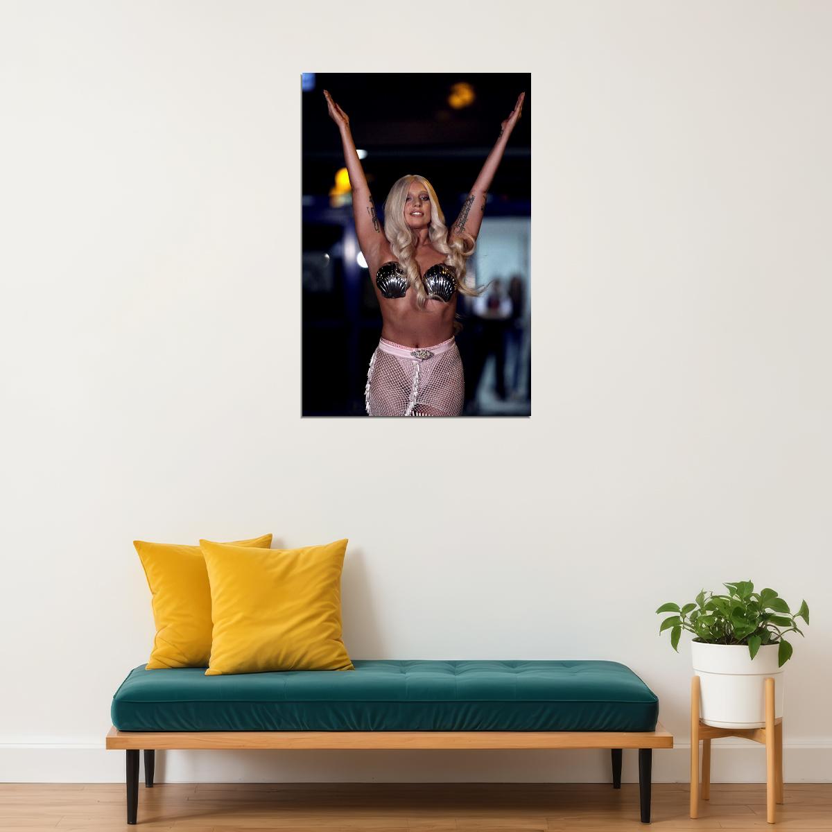 Lady Gaga Rap Music Singer Super Star Sexy Girl Model Poster Wall Art Print Home Wall Decor - xonomax