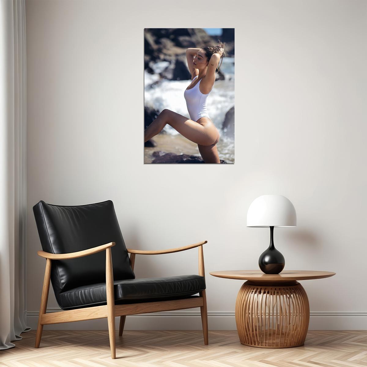 Alexis Ren Sexy Model Hot Girl Star Fashion Poster Wall Art Print Home Wall Decor - xonomax