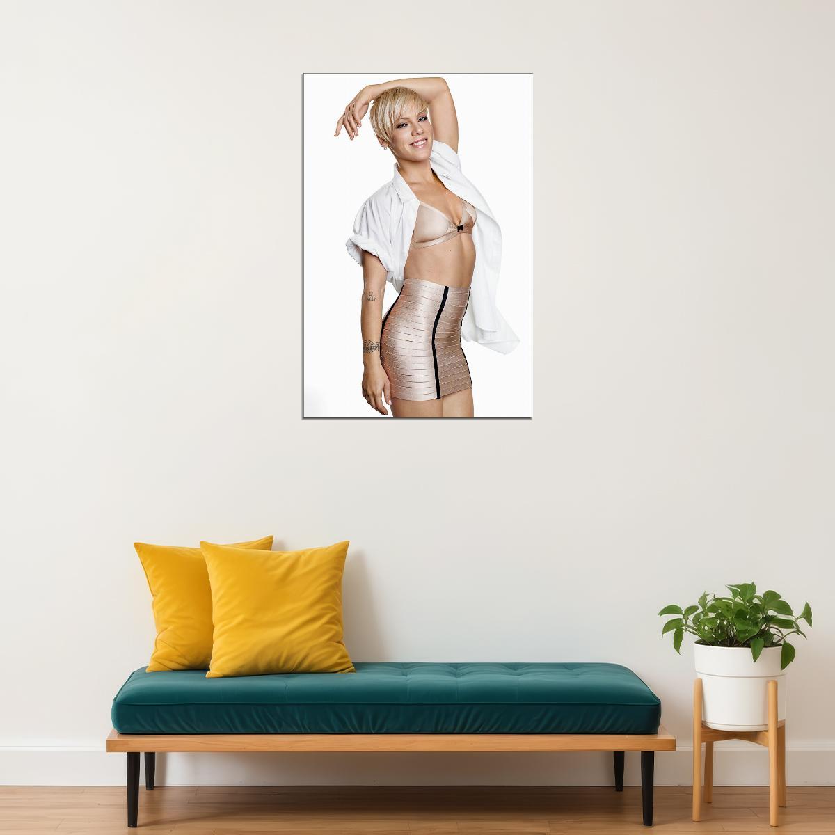 Alecia Beth Moore Pink Pink Music Singer Star Poster Wall Art Print Home Wall Decor - xonomax
