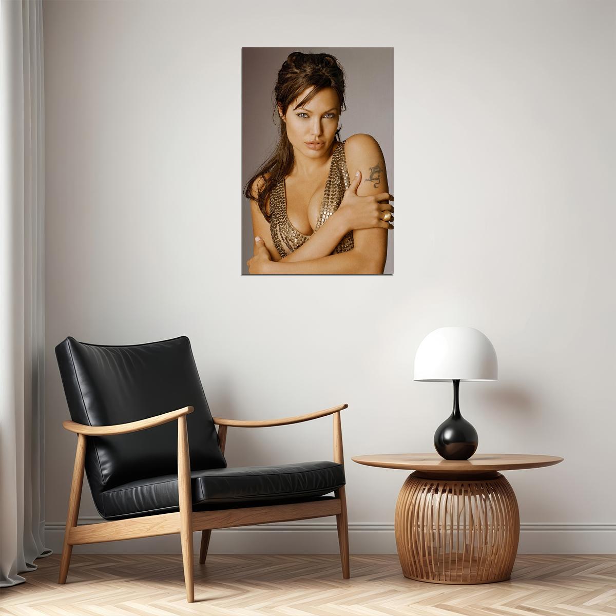 Angelina Jolie Hot Sexy Movie Star Actress Philanthropist Poster Wall Art Print Home Wall Decor - xonomax