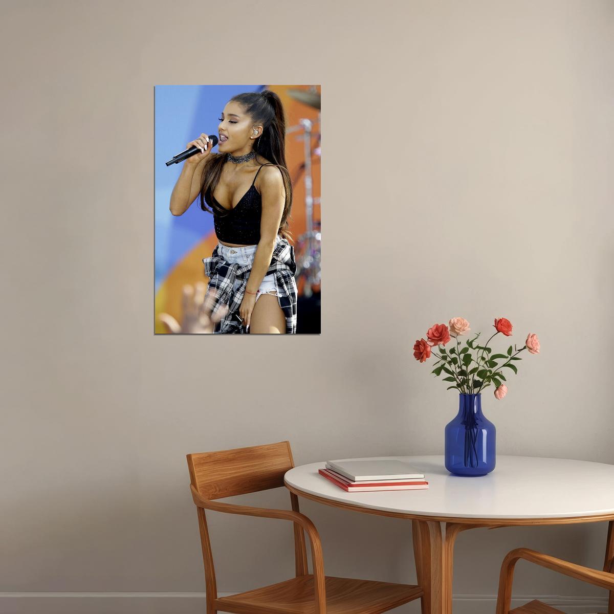 Ariana Grande Music Singer Star Sexy Girl Poster Wall Art Print Home Wall Decor - xonomax