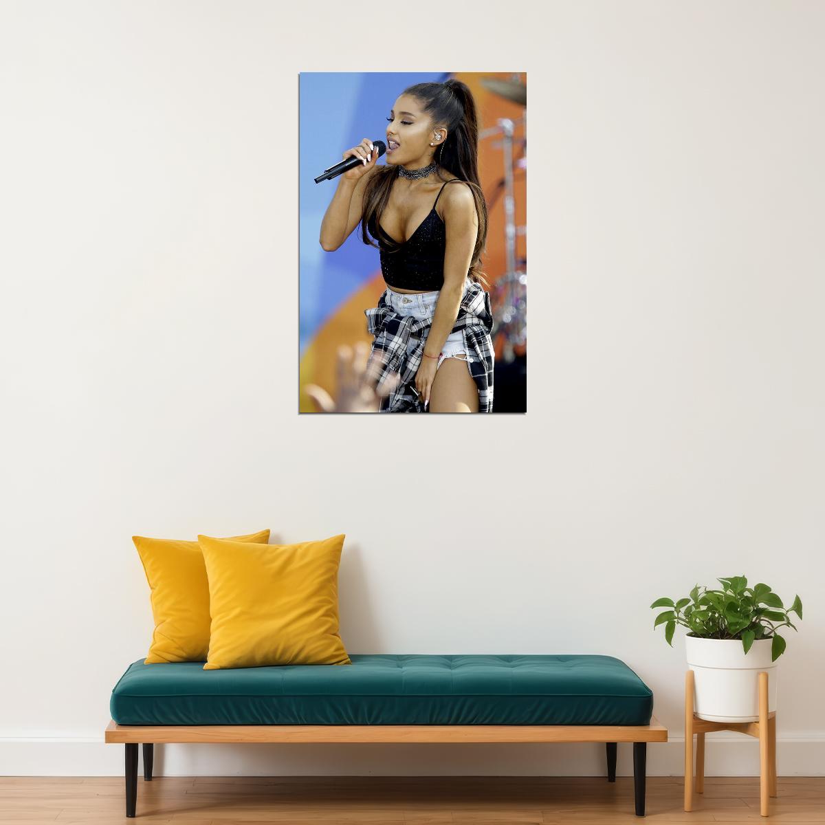 Ariana Grande Music Singer Star Sexy Girl Poster Wall Art Print Home Wall Decor - xonomax