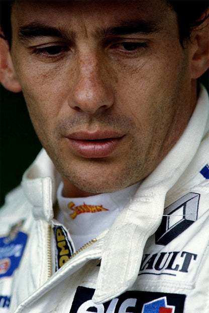 Ayrton Senna F1 Super Racing Car Super Star Poster Wall Art Print Home Wall Decor - xonomax
