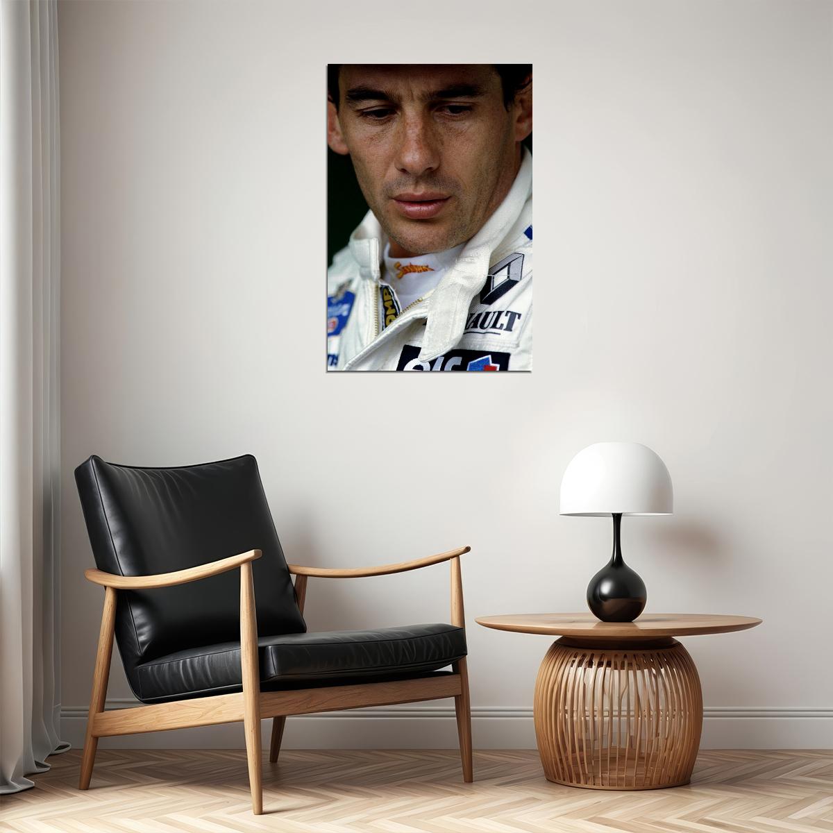 Ayrton Senna F1 Super Racing Car Super Star Poster Wall Art Print Home Wall Decor - xonomax