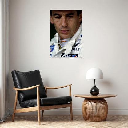 Ayrton Senna F1 Super Racing Car Super Star Poster Wall Art Print Home Wall Decor - xonomax