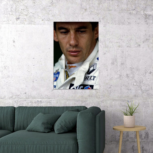 Ayrton Senna F1 Super Racing Car Super Star Poster Wall Art Print Home Wall Decor - xonomax