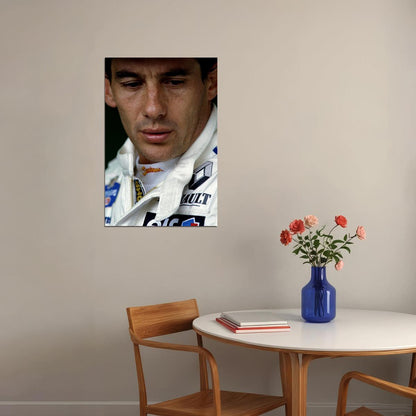 Ayrton Senna F1 Super Racing Car Super Star Poster Wall Art Print Home Wall Decor - xonomax