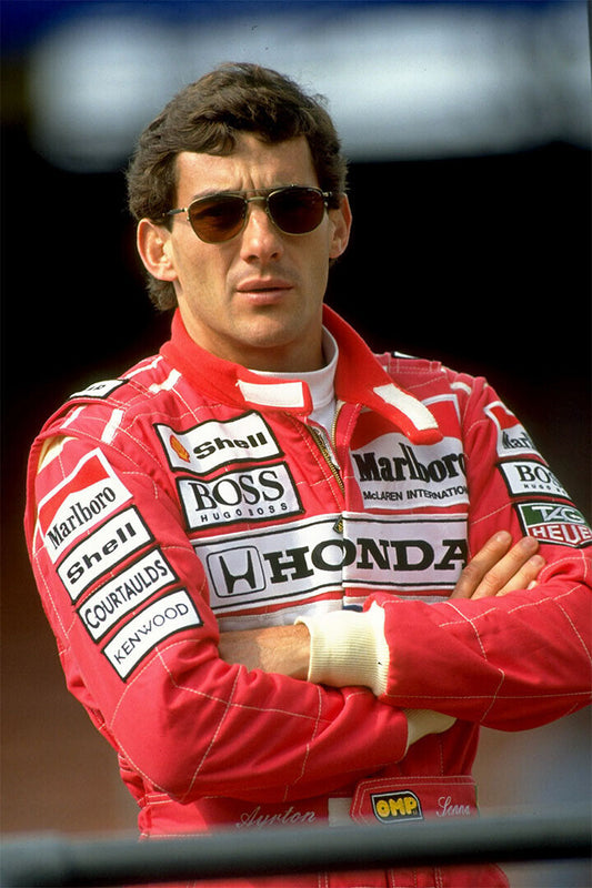Ayrton Senna F1 Super Racing Car Super Star Race Driver Poster Wall Art Print Home Wall Decor - xonomax