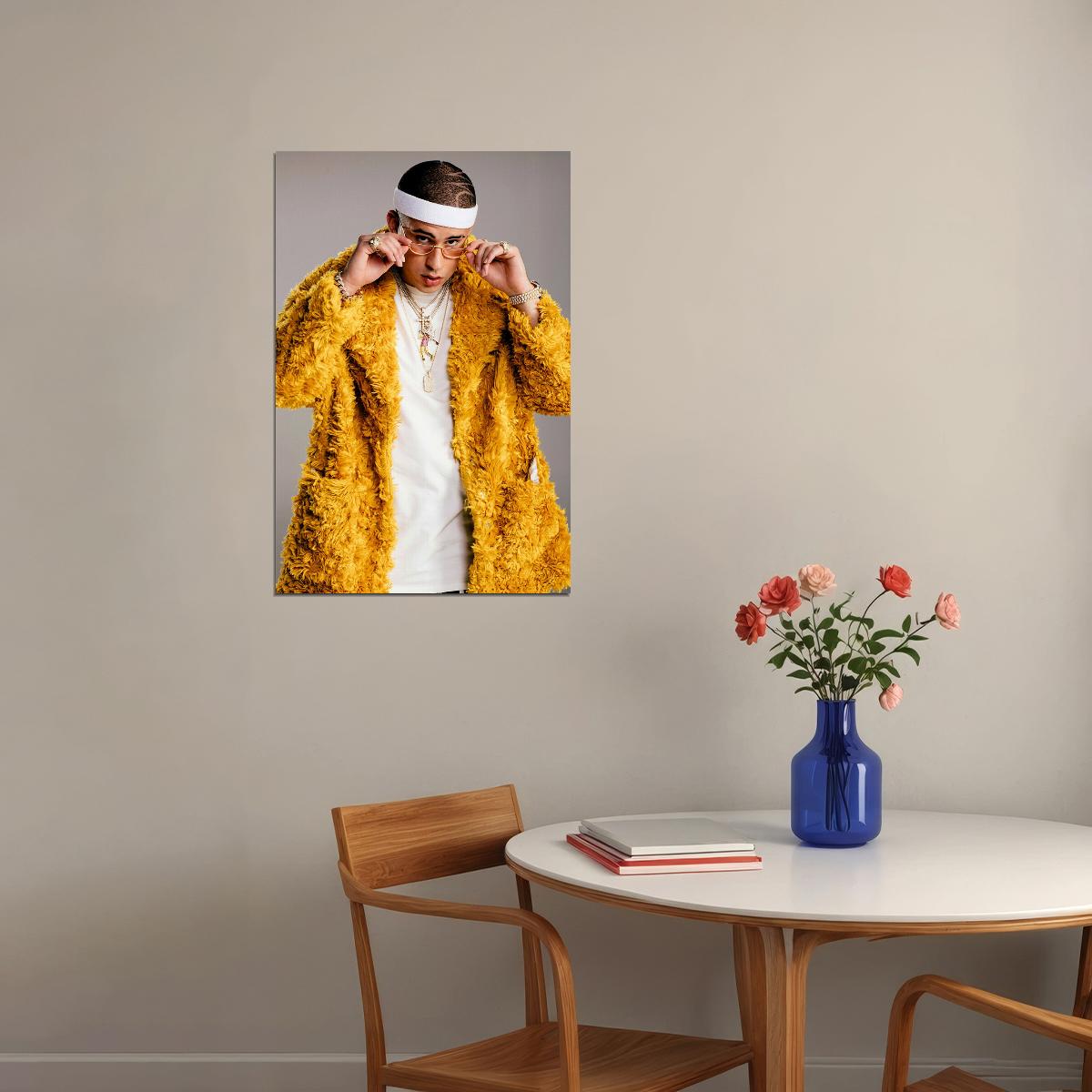 Bad Bunny 2018 Tour Trap Rap Music Singer Star Poster Wall Art Print Home Wall Decor - xonomax