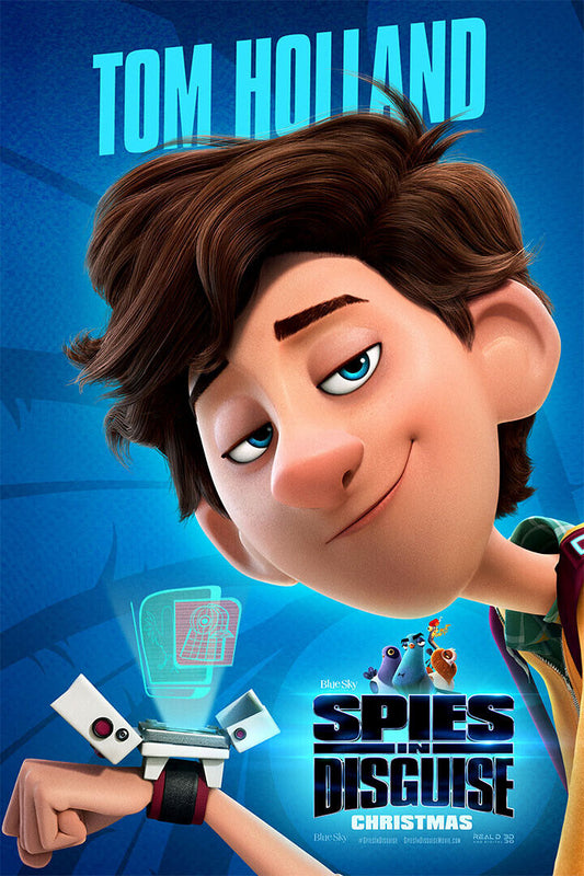 Spies In Disguise Will Smith 2019 Movie Animation Poster Wall Art Print Home Wall Decor