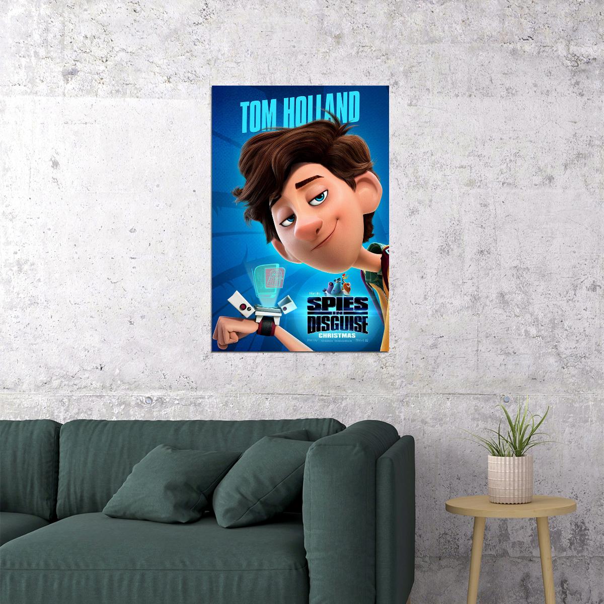 Spies In Disguise Will Smith 2019 Movie Animation Poster Wall Art Print Home Wall Decor - xonomax