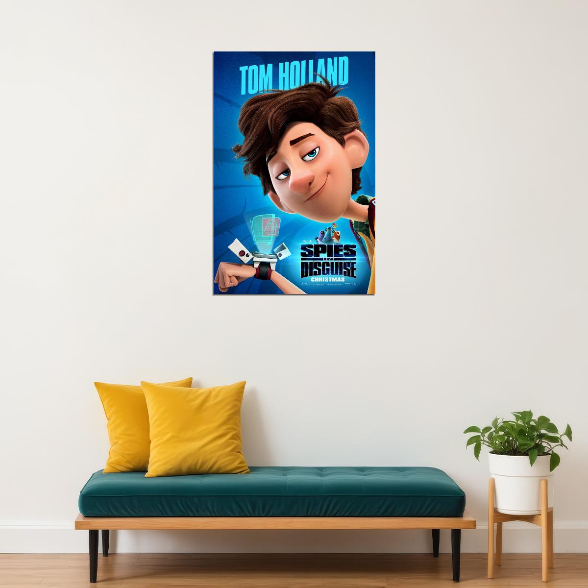 Spies In Disguise Will Smith 2019 Movie Animation Poster Wall Art Print Home Wall Decor - xonomax