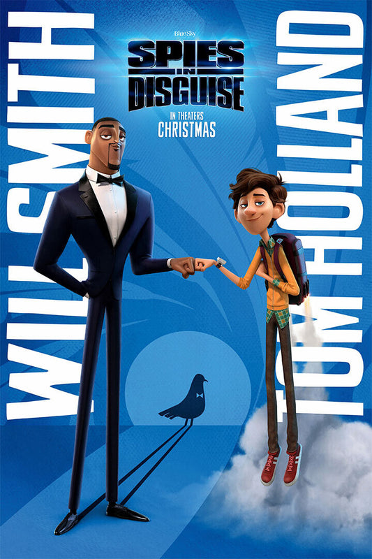 Spies In Disguise Movie 2019 Will Smith Animation Action Poster Wall Art Print Home Wall Decor - xonomax