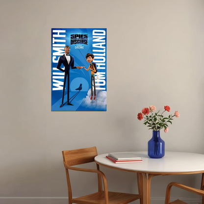 Spies In Disguise Movie 2019 Will Smith Animation Action Poster Wall Art Print Home Wall Decor - xonomax