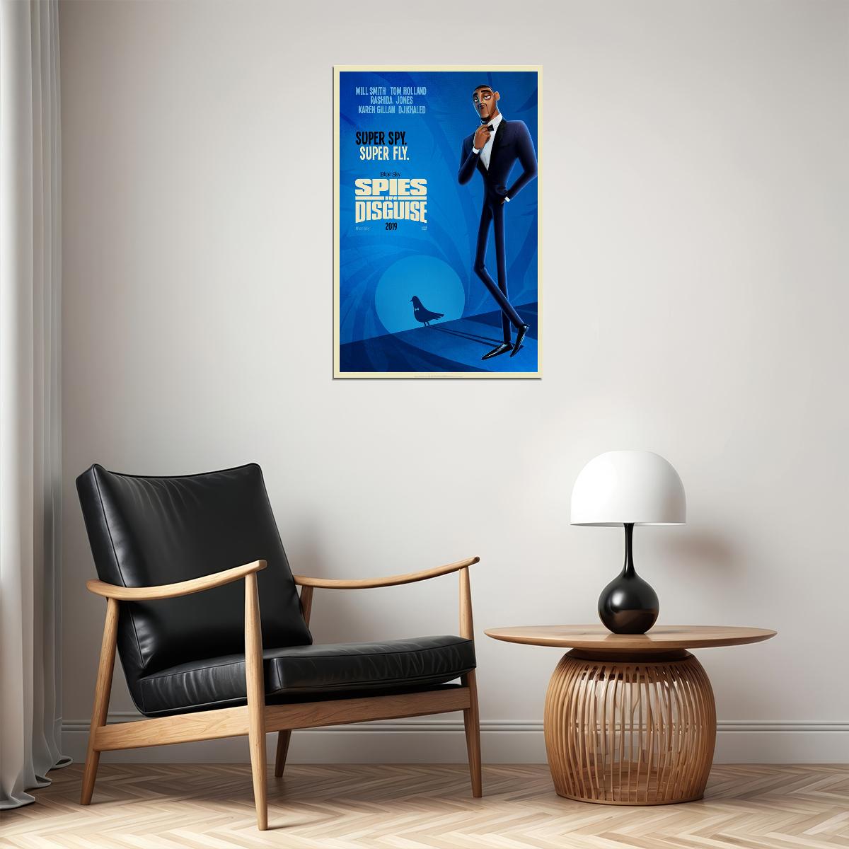 Spies In Disguise Movie 2019 Will Smith Animation Poster Wall Art Print Home Wall Decor - xonomax