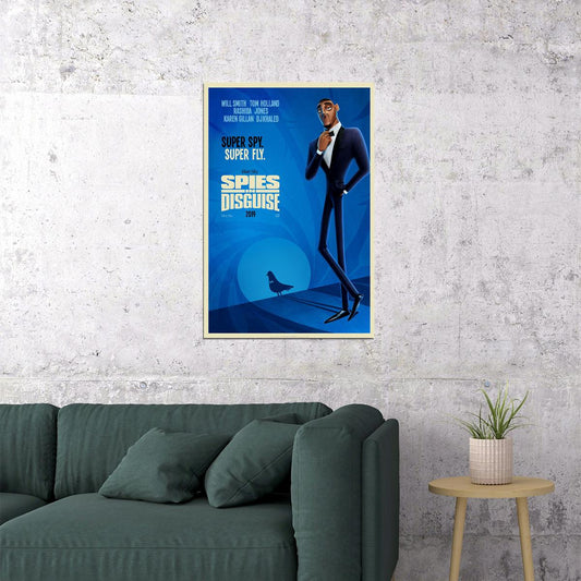 Spies In Disguise Movie 2019 Will Smith Animation Poster Wall Art Print Home Wall Decor - xonomax