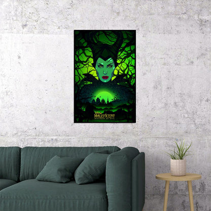 Maleficent Mistress Of Evil Movie 2020 Film Poster Wall Art Print Home Wall Decor - xonomax