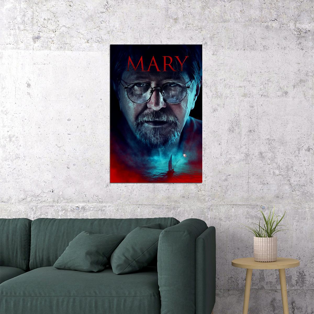 Mary Movie 2019 Gary Oldman Emily Mortimer Horror Poster Wall Art Print Home Wall Decor - xonomax