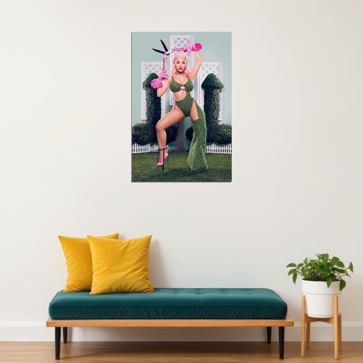 Doja Cat Hip Hop Rap Sexy Singer Star Poster Wall Art Print Home Wall Decor - xonomax