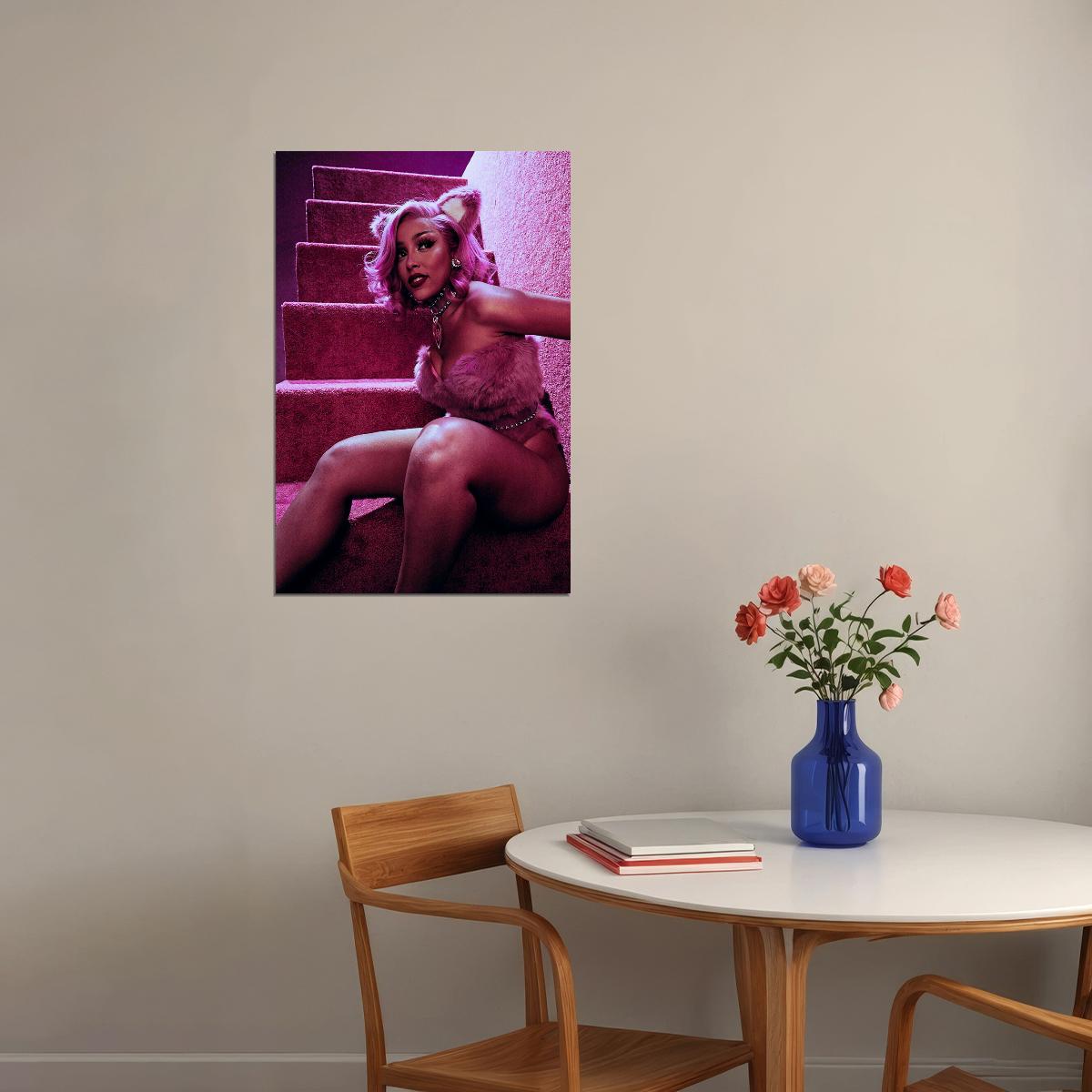 Doja Cat Hip Hop Rap Sexy Singer Star Rapper Poster Wall Art Print Home Wall Decor - xonomax