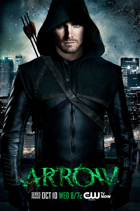 Arrow Season 8 Oliver Queen Dc Comics Action Crime Poster Wall Art Print Home Wall Decor - xonomax