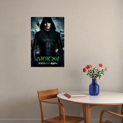 Arrow Season 8 Oliver Queen Dc Comics Action Crime Poster Wall Art Print Home Wall Decor - xonomax
