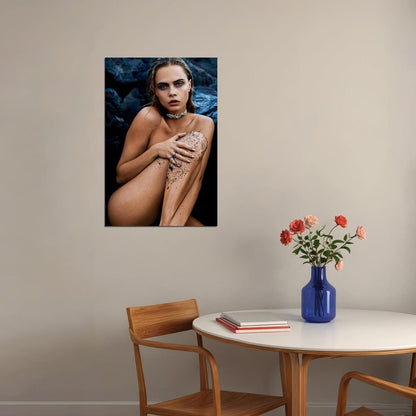 Cara Delevingne Hot Sexy Movie Star Actress Poster Wall Art Print Home Wall Decor - xonomax