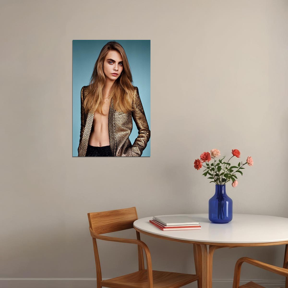 Cara Delevingne Hot Sexy Movie Star Actress Model Poster Wall Art Print Home Wall Decor - xonomax