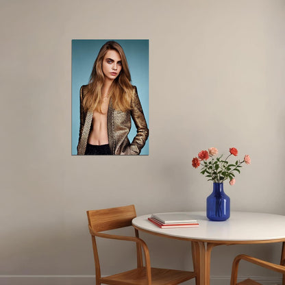 Cara Delevingne Hot Sexy Movie Star Actress Model Poster Wall Art Print Home Wall Decor - xonomax