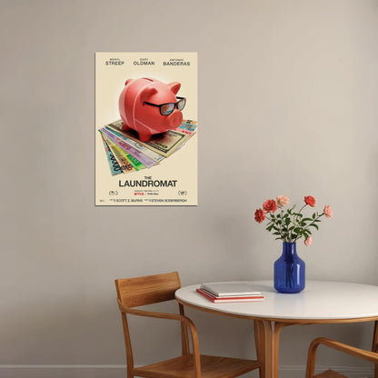 The Laundromat Movie Gary Oldman Melissa Rauch Poster Wall Art Print Home Wall Decor - xonomax