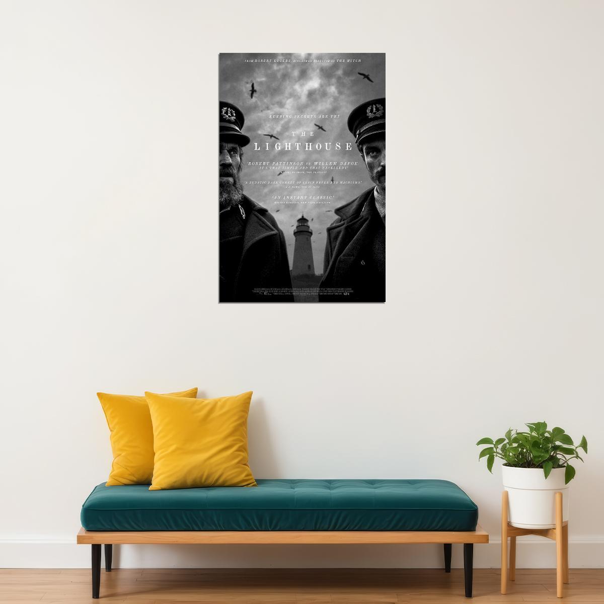 The Lighthouse Movie Robert Eggers Horror Drama Poster Wall Art Print Home Wall Decor - xonomax