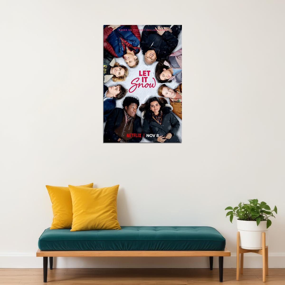 Let It Snow Movie 2019 Comedy Romantic Poster Wall Art Print Home Wall Decor - xonomax