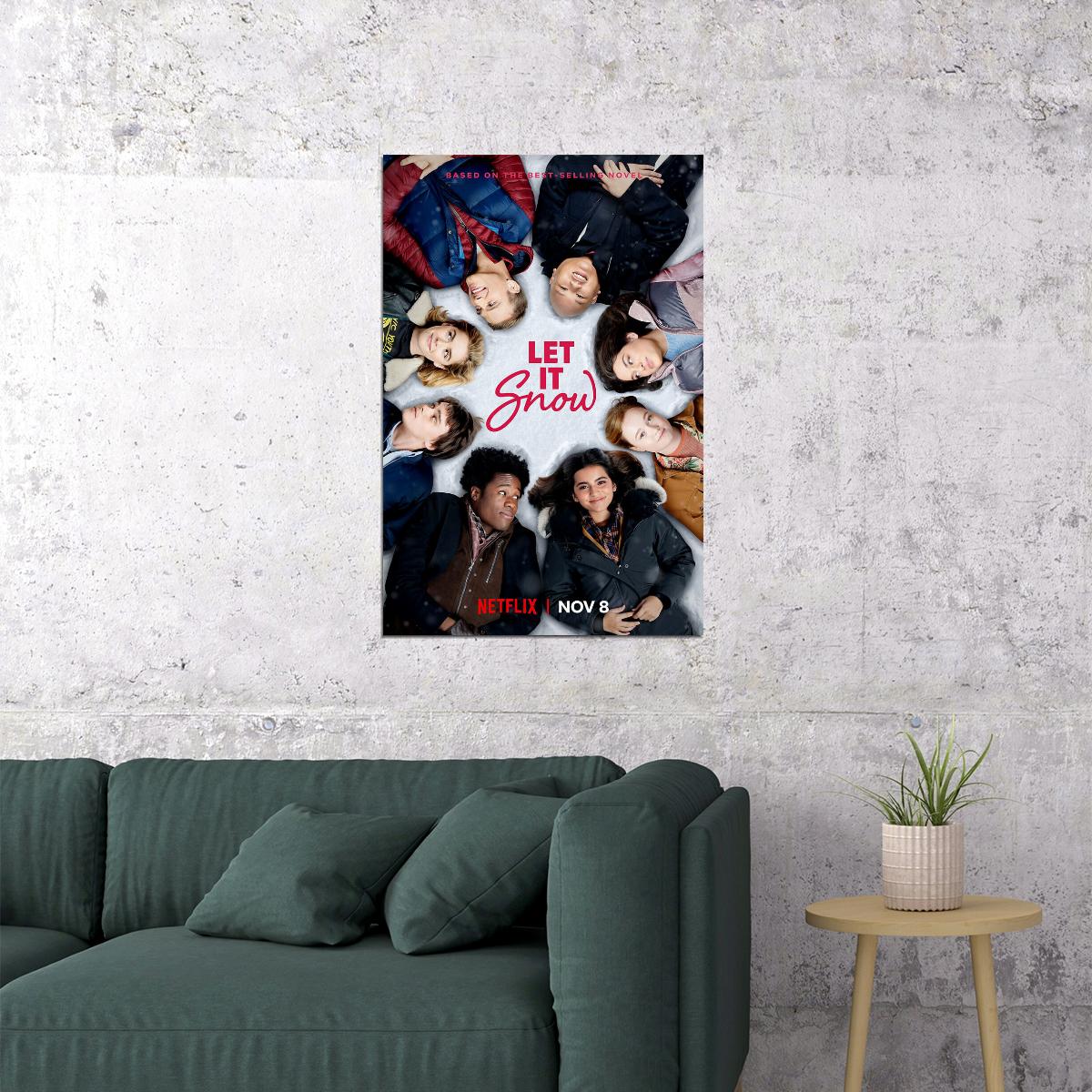 Let It Snow Movie 2019 Comedy Romantic Poster Wall Art Print Home Wall Decor - xonomax