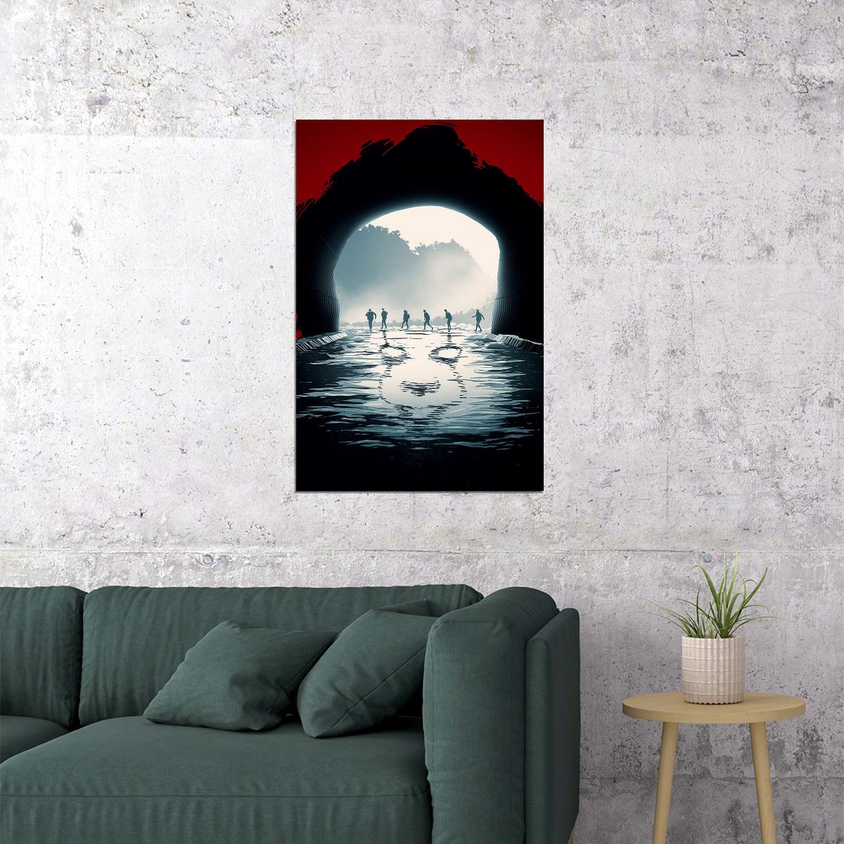 It Chapter 2 Pennywise Stephen King Horror 2019 Movie Action Poster Wall Art Print Home Wall Decor - xonomax