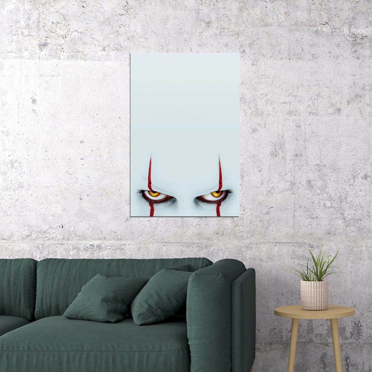 It Chapter 2 Pennywise 2019 Stephen King Horror Movie Poster Wall Art Print Home Wall Decor - xonomax