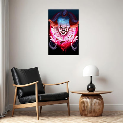 It Chapter 2 2019 Movie Horror Pennywise Poster Wall Art Print Home Wall Decor - xonomax