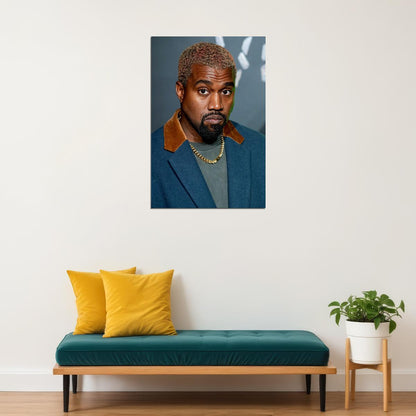 Kanye West Rap Hip Hop Music Stars Fashion Singer Poster Wall Art Print Home Wall Decor - xonomax