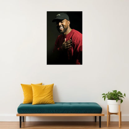 Kanye West Rapper Hip Hop Music Star Time Fashion Poster Wall Art Print Home Wall Decor - xonomax