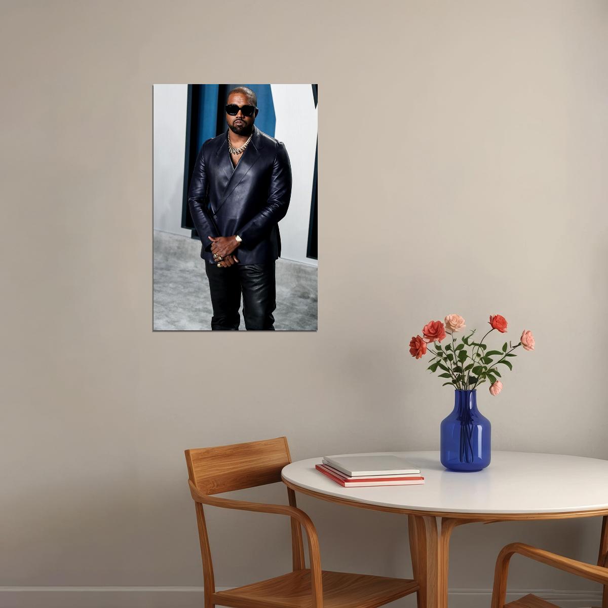 Kanye West Rapper Hip Hop Music Star Time Fashion Poster Wall Art Print Home Wall Decor - xonomax