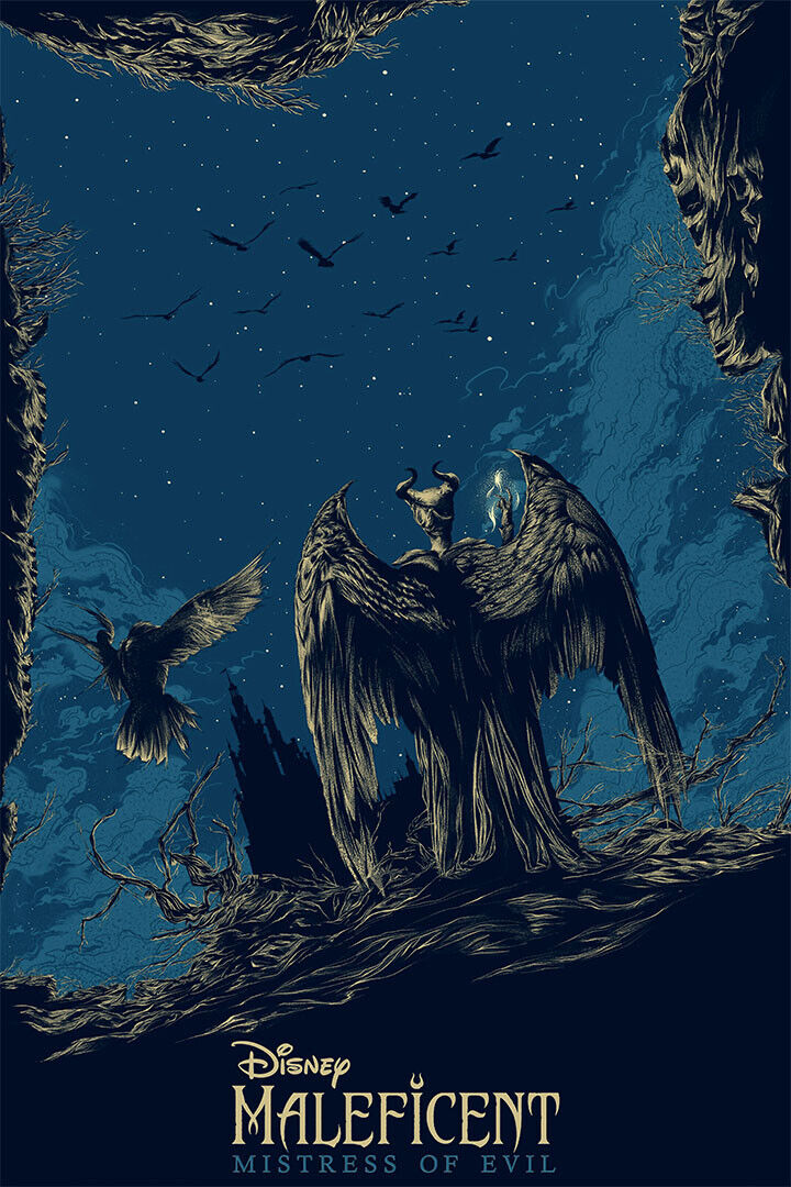 Maleficent Mistress Of Evil Movie 2019 Fantasy Poster Wall Art Print Home Wall Decor - xonomax