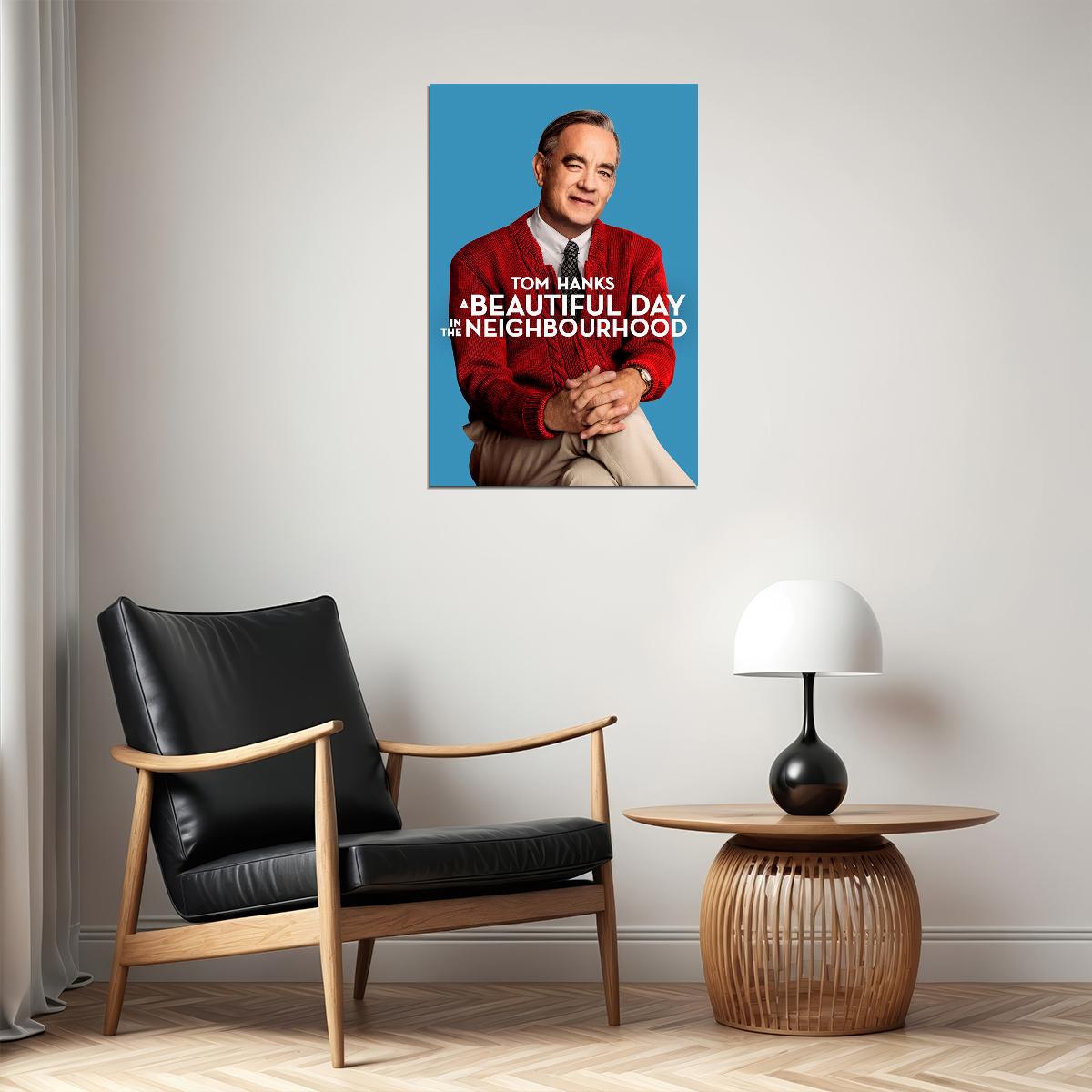 A Beautiful Day In The Neighborhood Movie Tom Hanks Poster Wall Art Print Home Wall Decor - xonomax