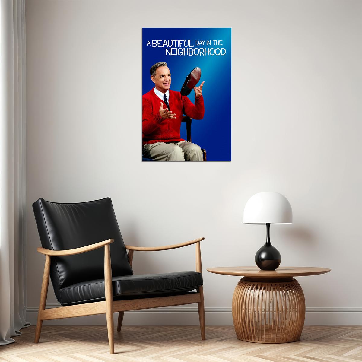 A Beautiful Day In The Neighborhood 2019 Movie Tom Hanks Poster Wall Art Print Home Wall Decor - xonomax
