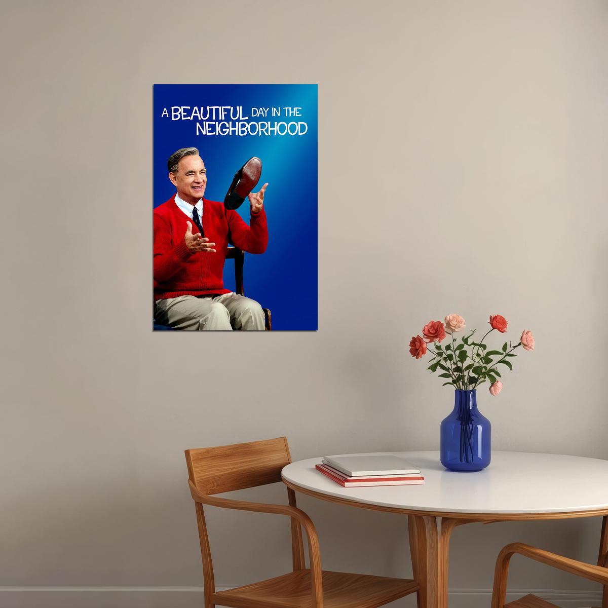 A Beautiful Day In The Neighborhood 2019 Movie Tom Hanks Poster Wall Art Print Home Wall Decor - xonomax