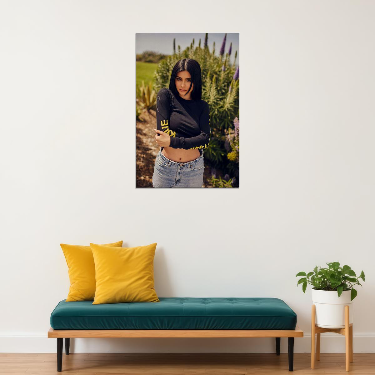 Kylie Jenner Sexy Model Girl Star Bikini Actress Poster Wall Art Print Home Wall Decor - xonomax