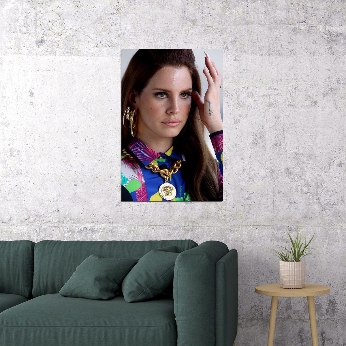 Lana Del Rey Soul Music Songwriter Poster Wall Art Print Home Wall Decor - xonomax